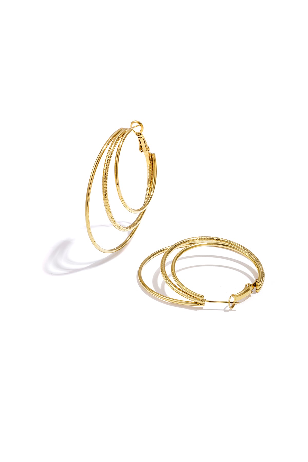 Stylish Stainless Steel Hoop Earrings for Women Main product image