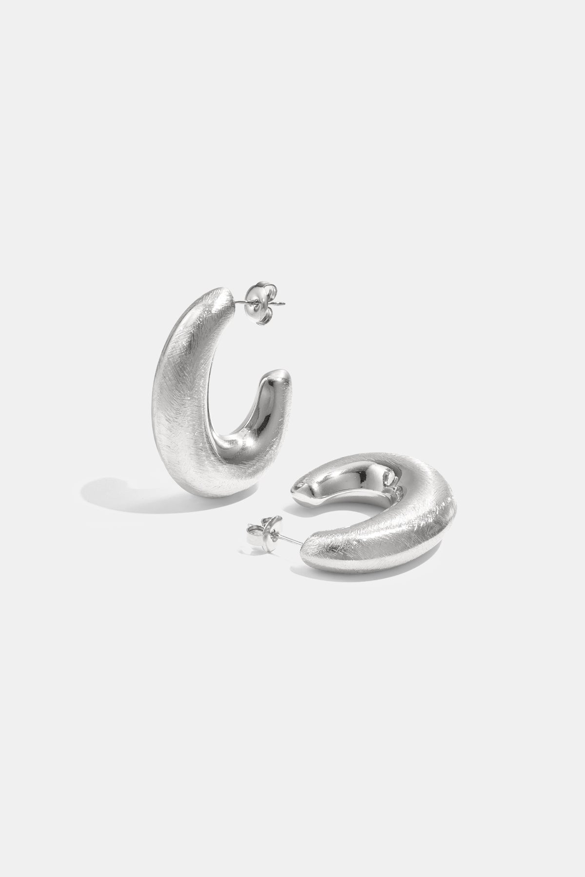 Stylish Silver & Gold Hoop Earrings for Everyday Glam