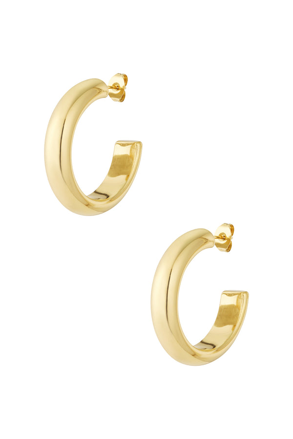Chunky Hoop Earrings