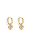 Elegant Heart Shaped Drop Earrings for Women
