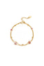 Elegant Gold-Toned Charm Bracelet for Women
