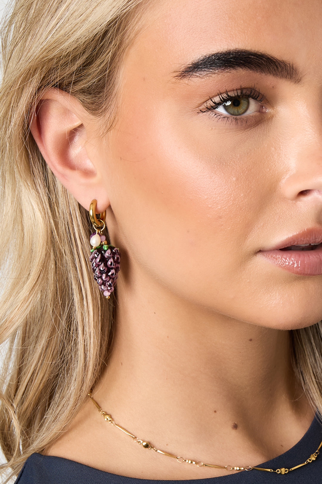 Fruit shaped hanging earrings