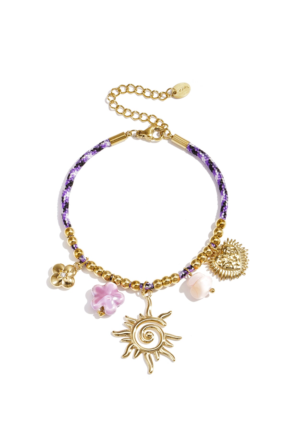 Elegant Gold Braided Bracelet for Spring/Summer Main product image