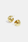 Stylish Lumé Hoop Earrings - Silver & Gold