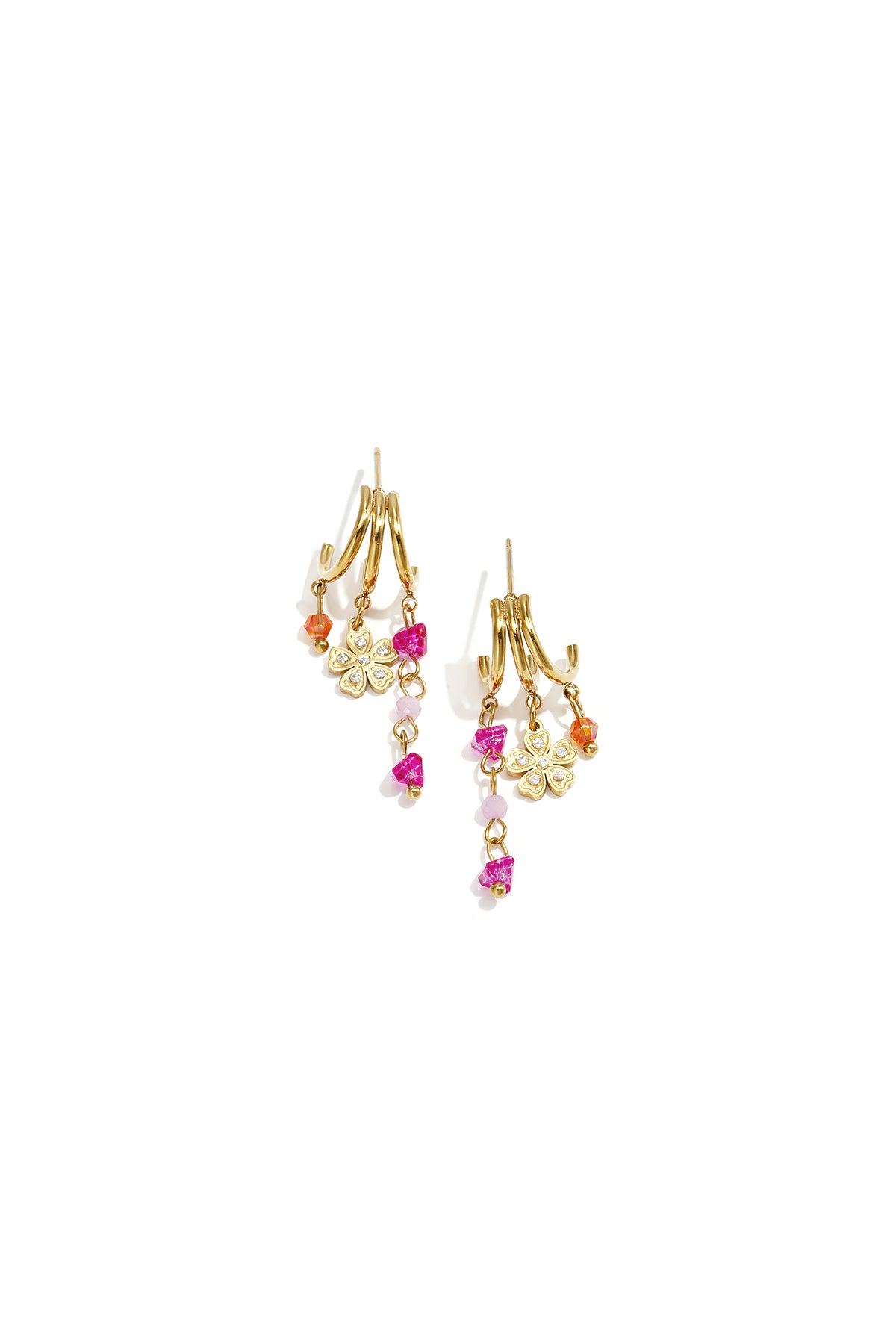Elegant Gold Drop Earrings for Spring/Summer Main product image