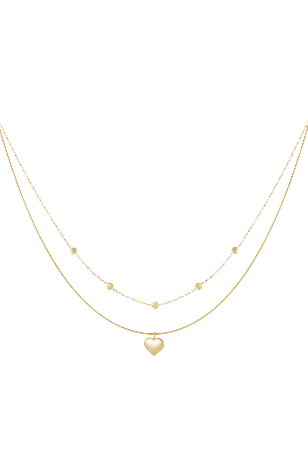 Collares en capas Corazón 