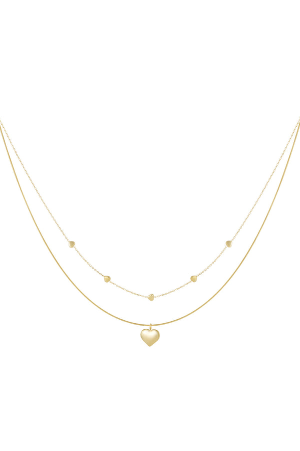 Collares en capas Corazón 
