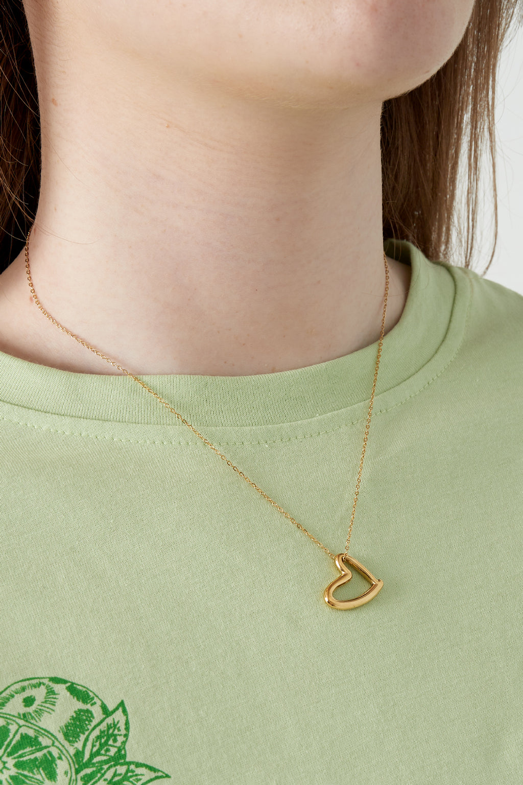Collar de mini corazón