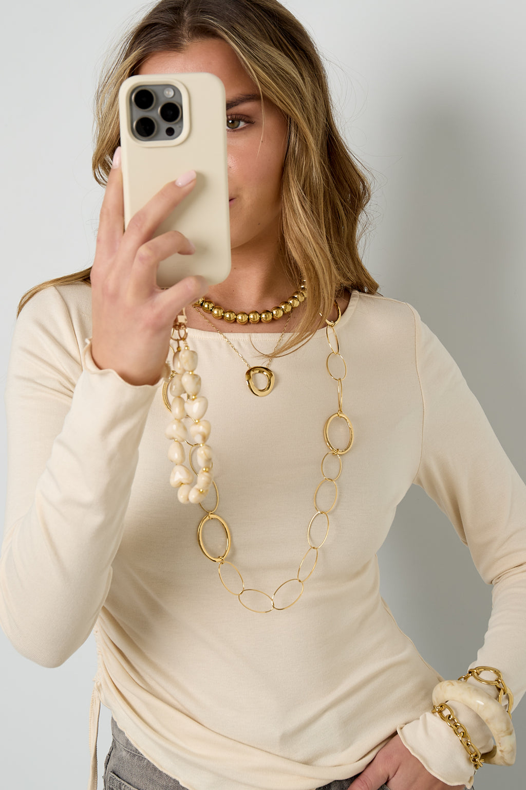 Collar de eslabones ovalados