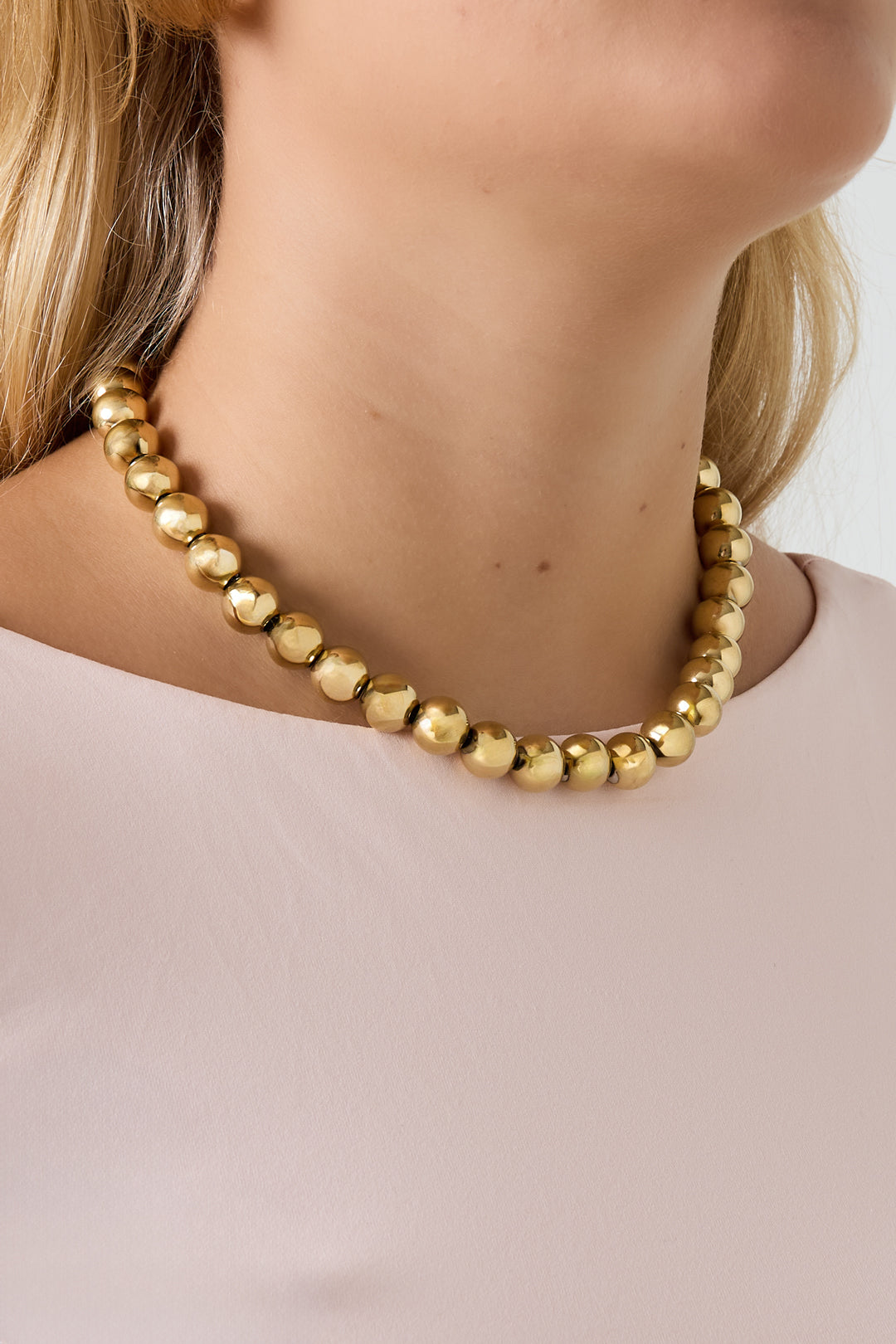 Collar de cuentas huecas - 12 mm Secondary product image