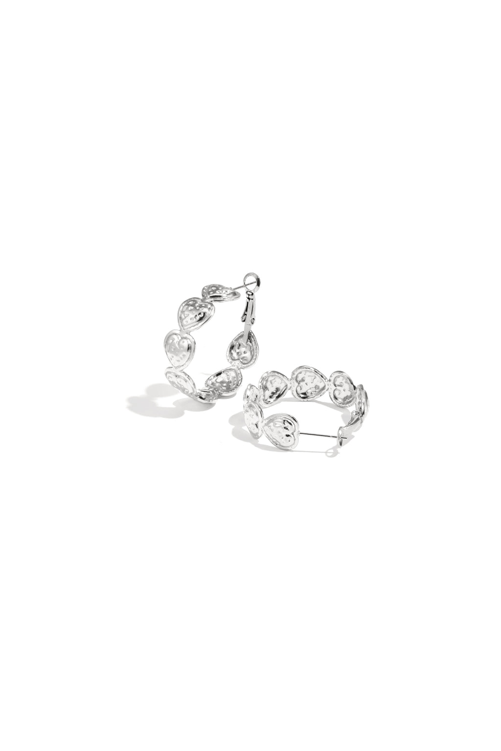 Stylish Heart & Circle Hoop Earrings for Women