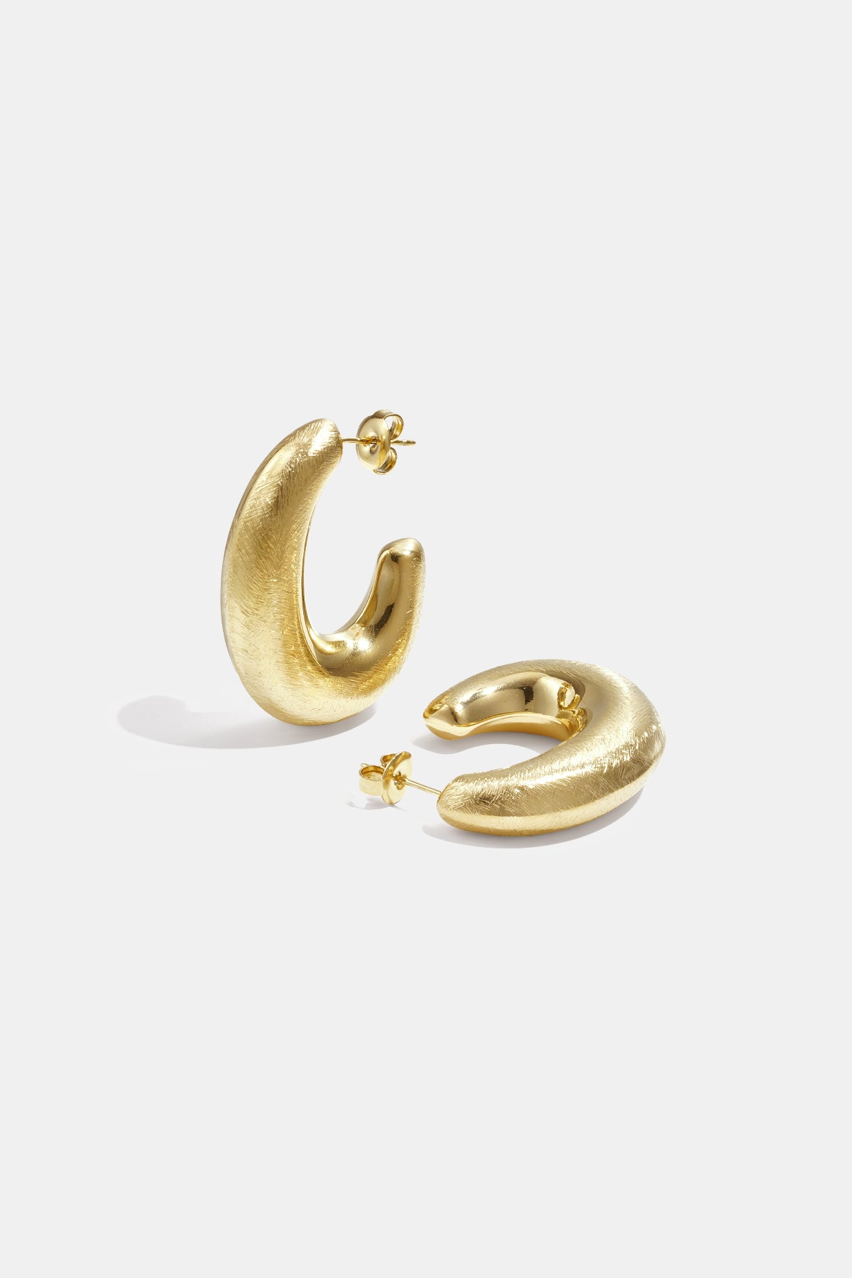 Stylish Silver & Gold Hoop Earrings for Everyday Glam Main product image