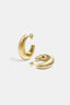 Stylish Silver & Gold Hoop Earrings for Everyday Glam