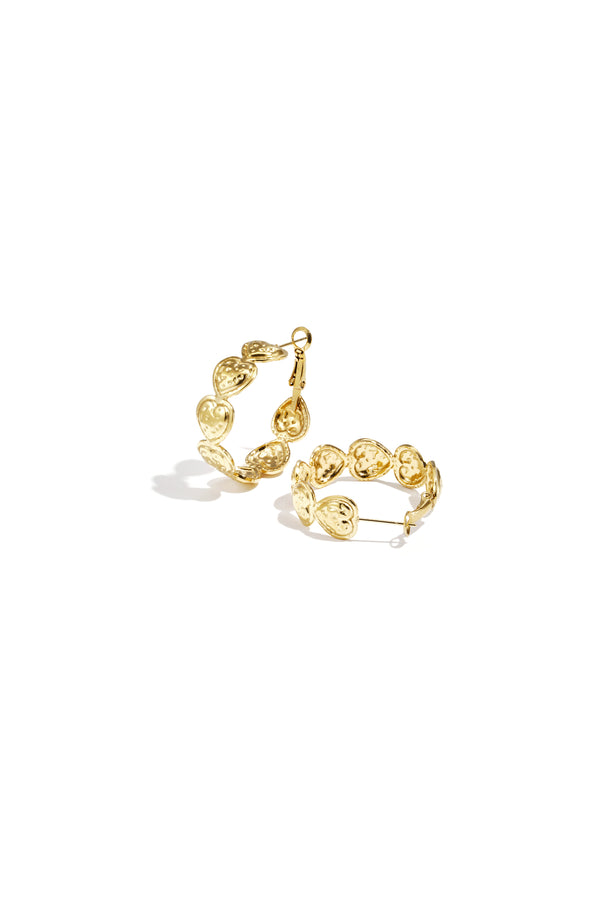Stylish Heart & Circle Hoop Earrings for Women