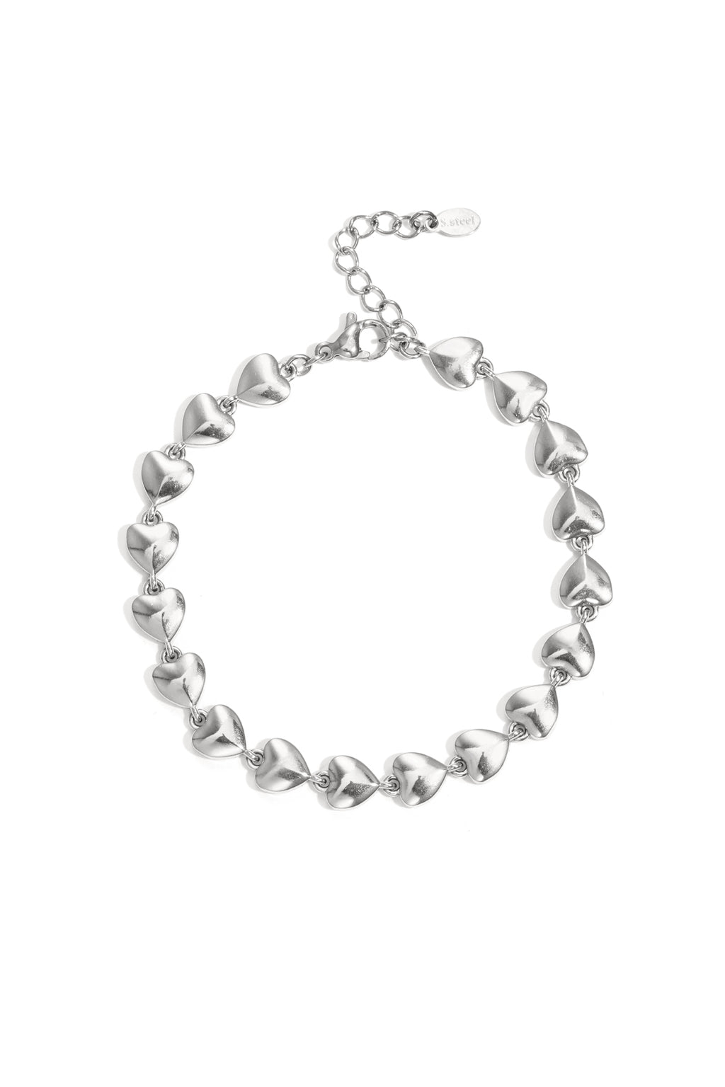 Elegant Heart Chain Bracelet for Everyday Wear