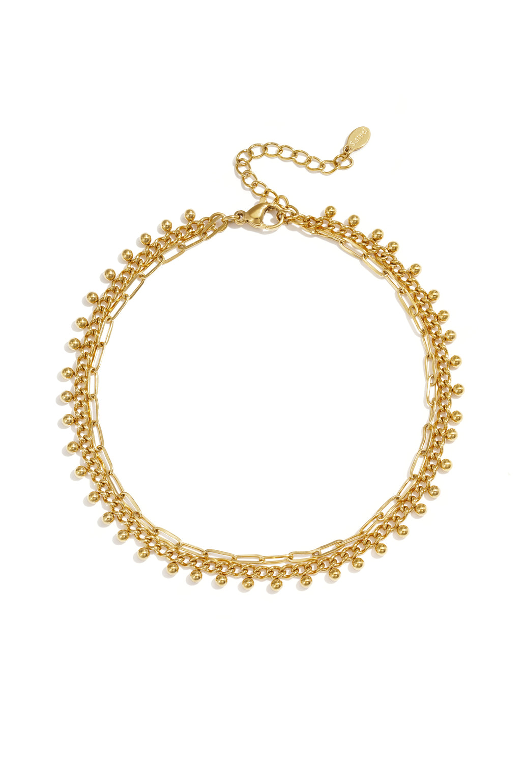 Chain anklets, casual style 