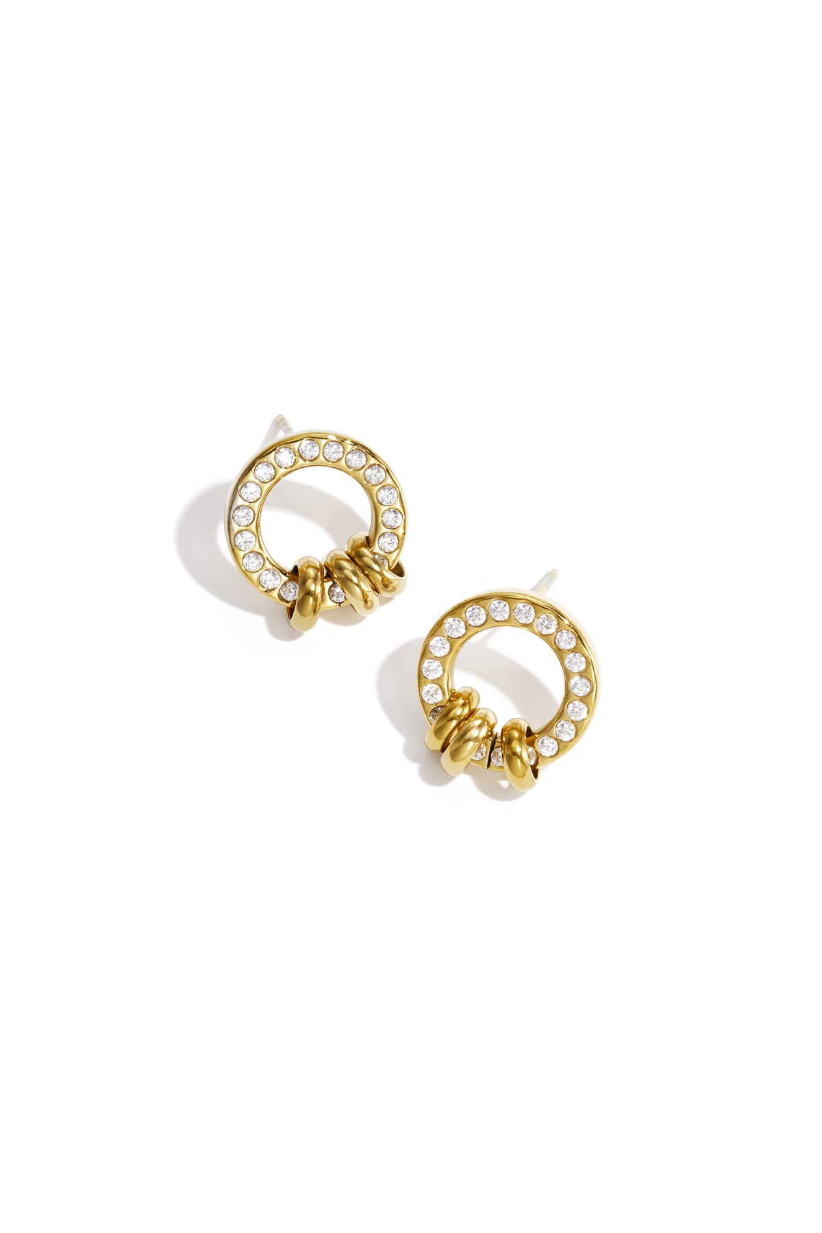 Elegant Mini Circle Stud Earrings for Daily Wear Main product image