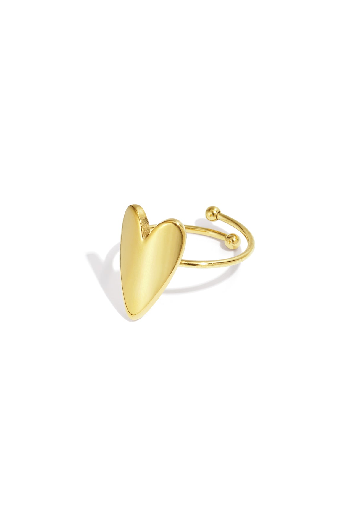 Anillos minimalistas de corazón Main product image