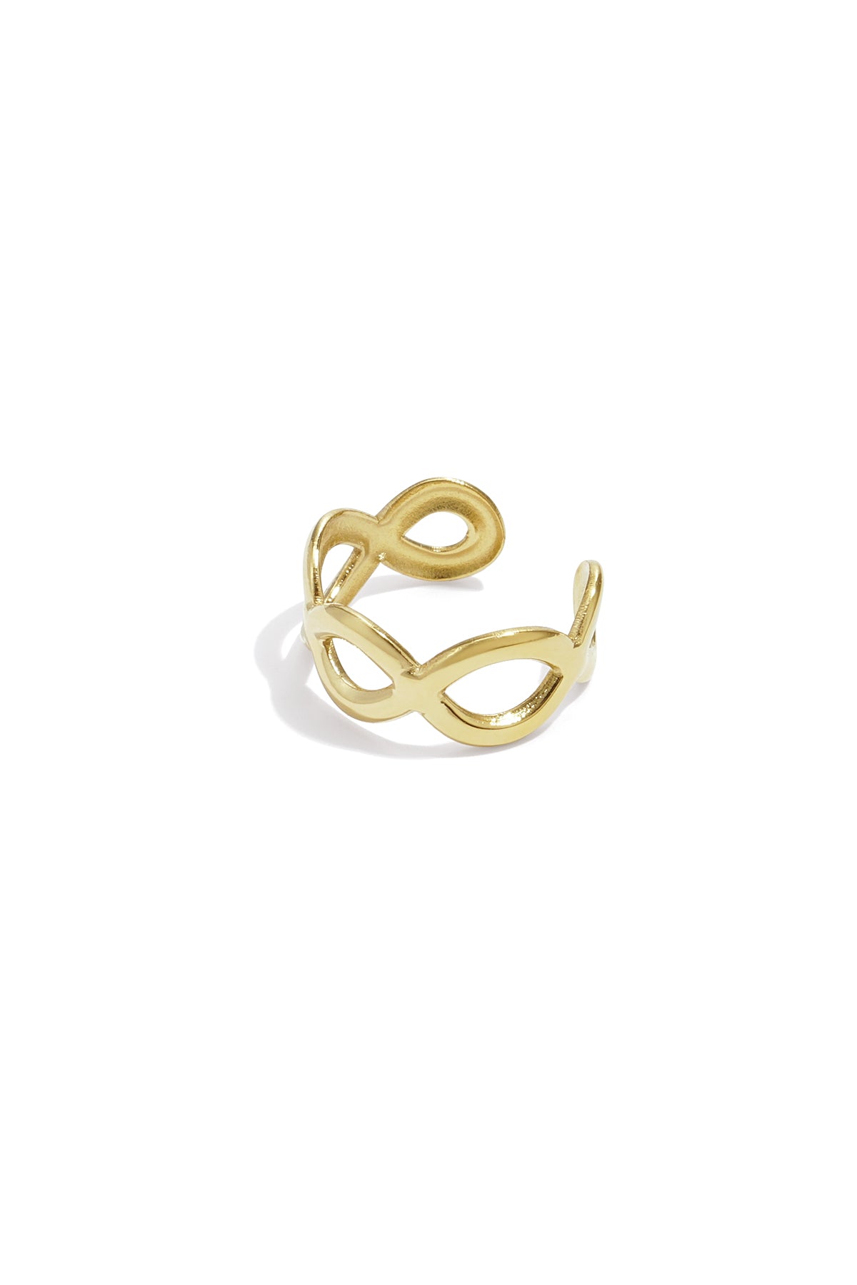 Stylish Gold Circle Ear Cuff for All Ears Imagen principal del producto