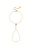 Elegant Heart Hand Chain - All Fit, Rhinestone Charm