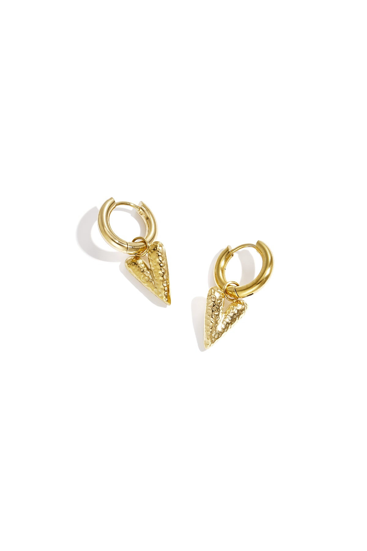 Stylish Heart Loop Drop Earrings for Women Main product image