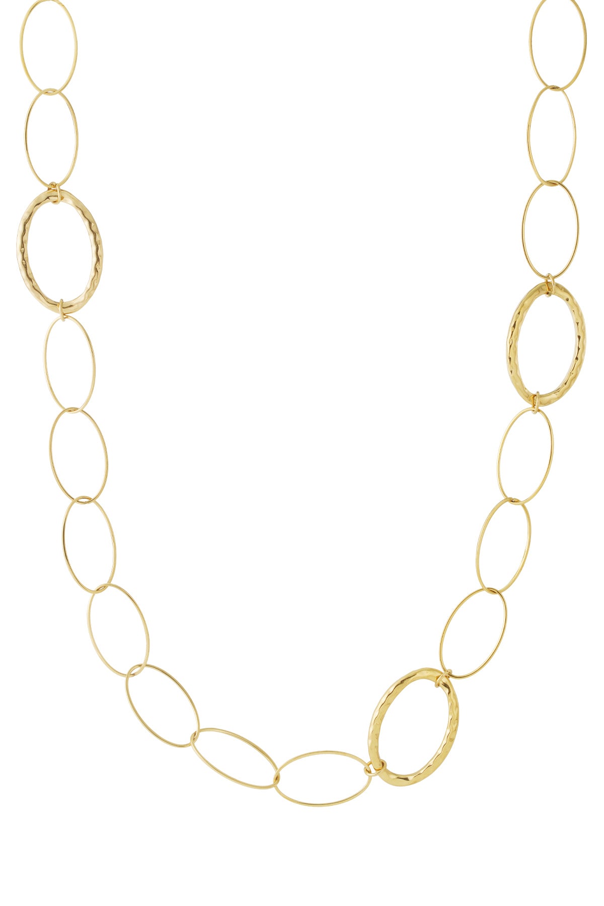 Collar de eslabones ovalados