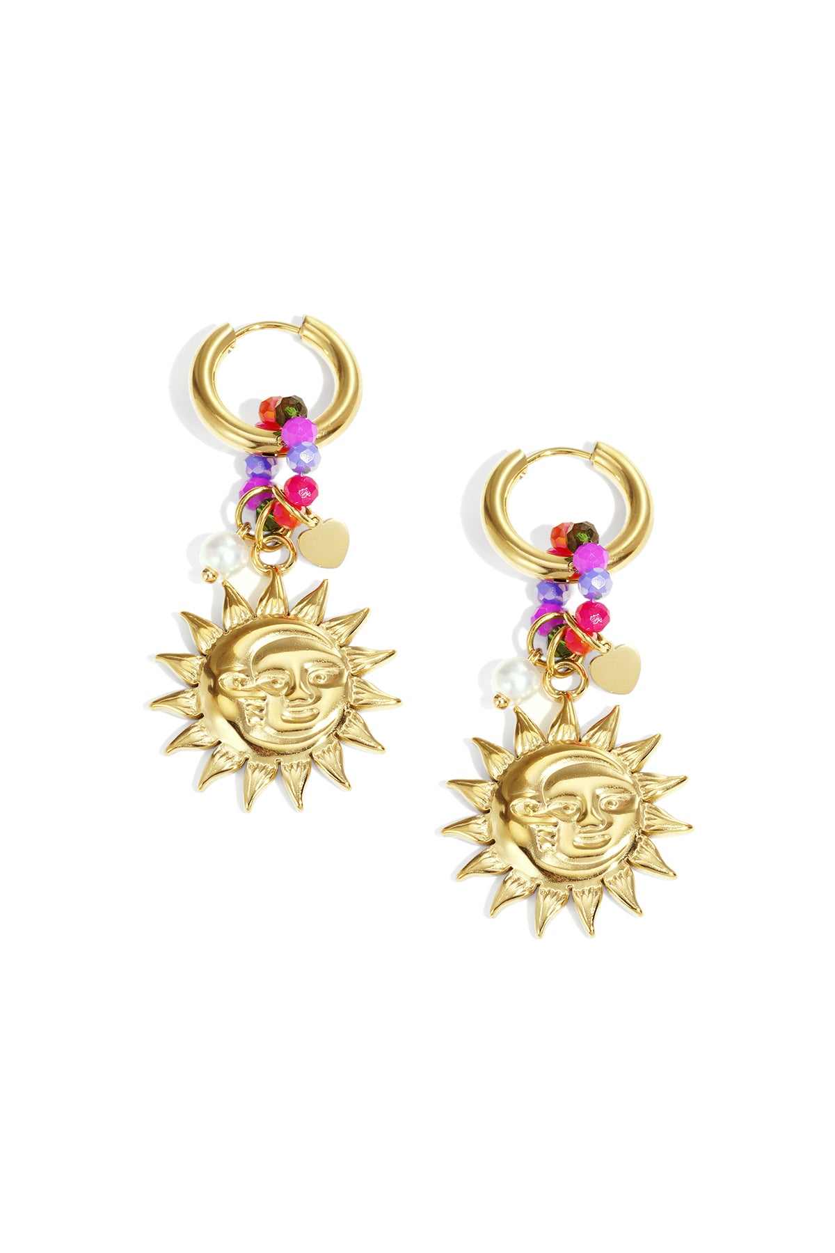 Sun dangle earrings  Main product image