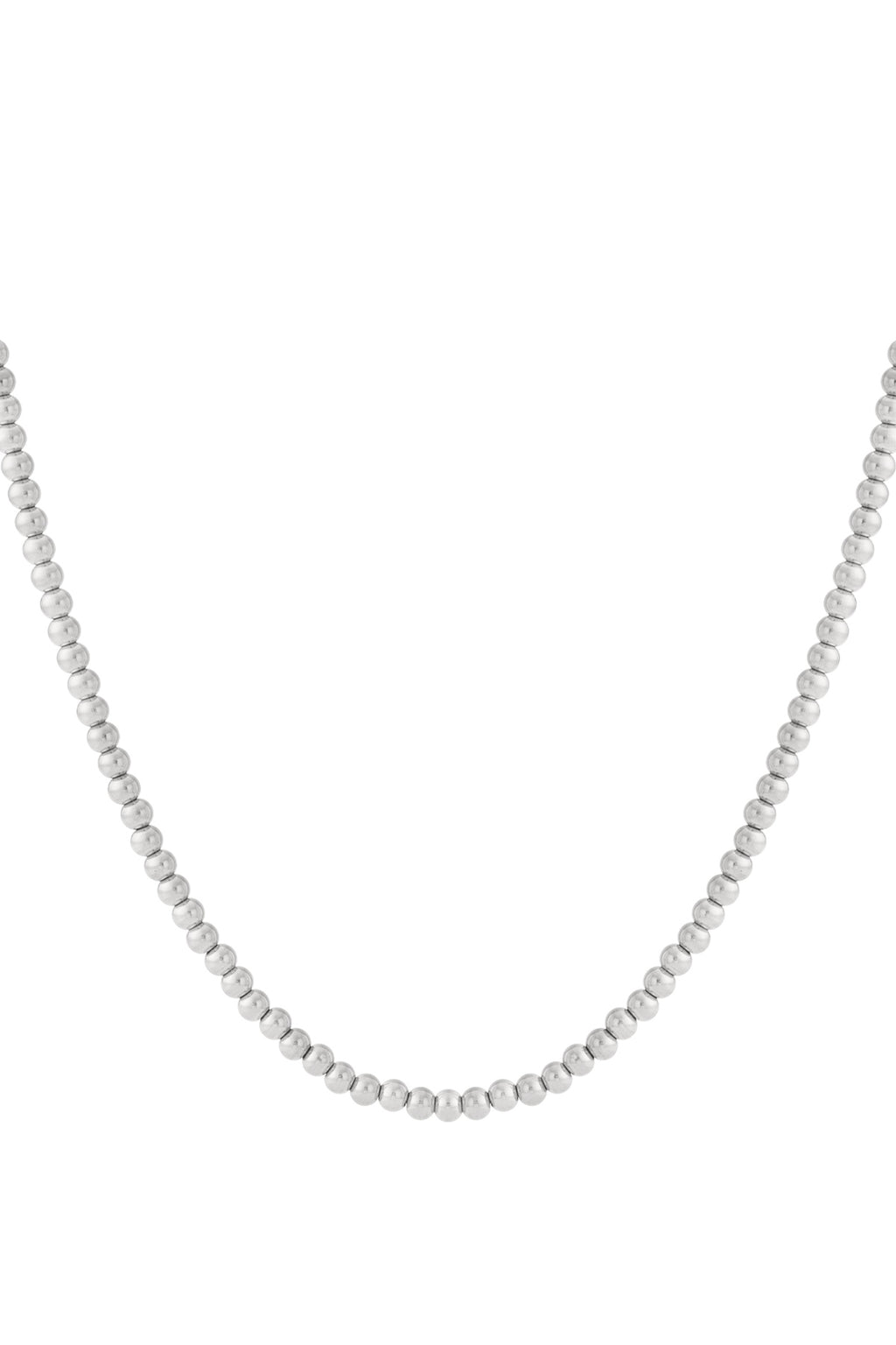 Collar de cuentas macizas de 6 mm