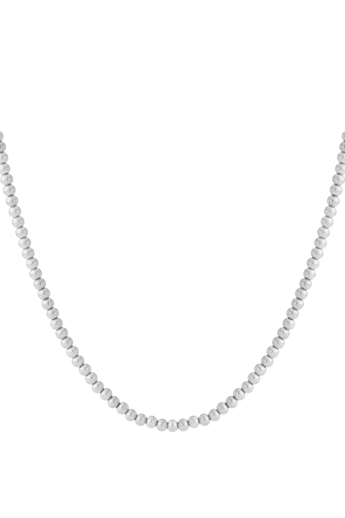 Collar de cuentas macizas de 6 mm