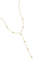 Collar en forma de Y con piedras