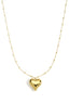Collares largos forma de corazón