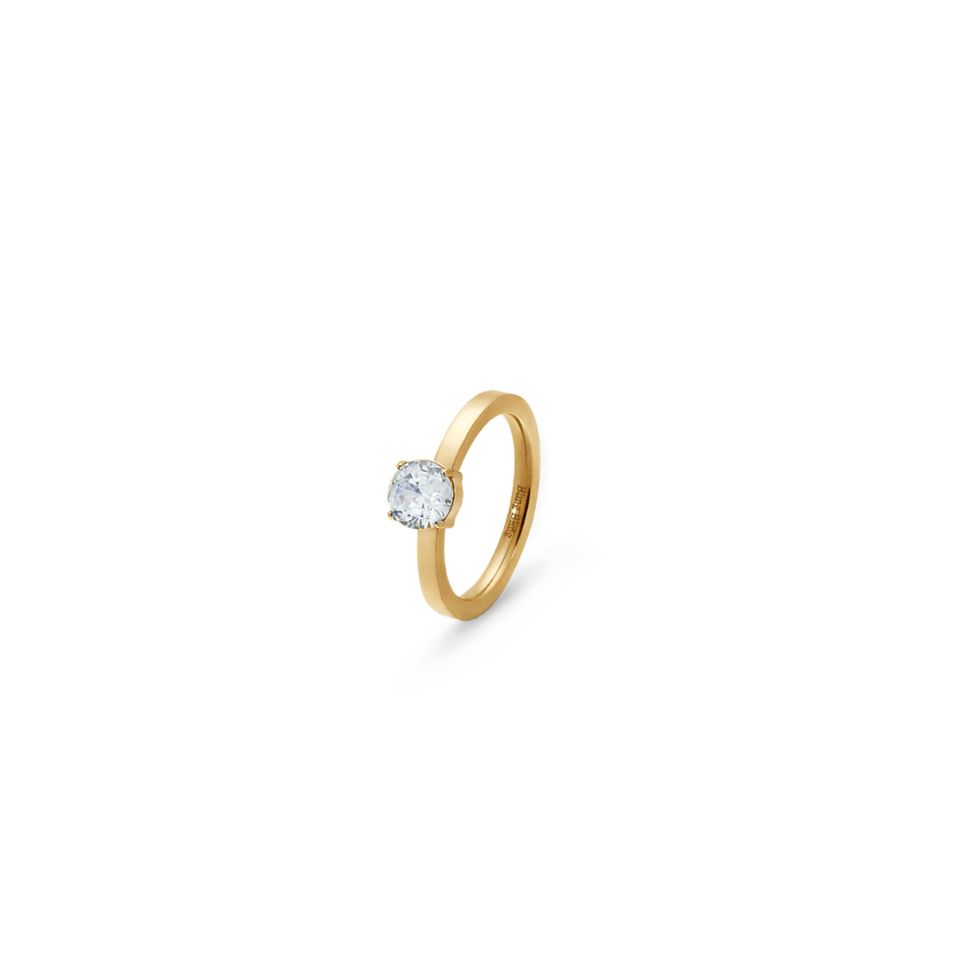 Anillo Diamante Dorado