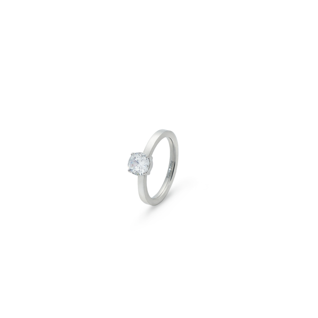Anillo Diamante Plateado