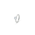 Anillo Diamante Plateado
