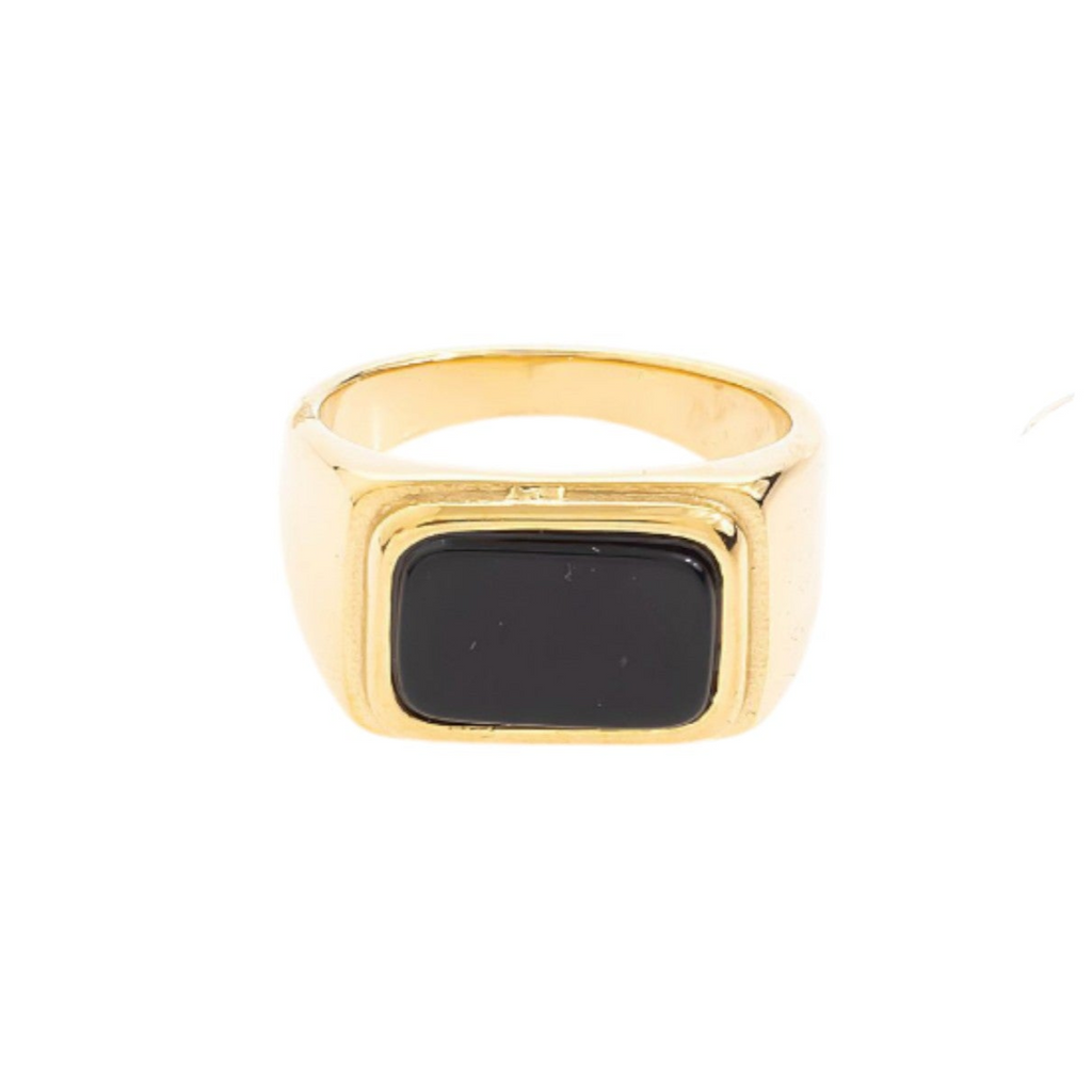 Anillo pidra negra