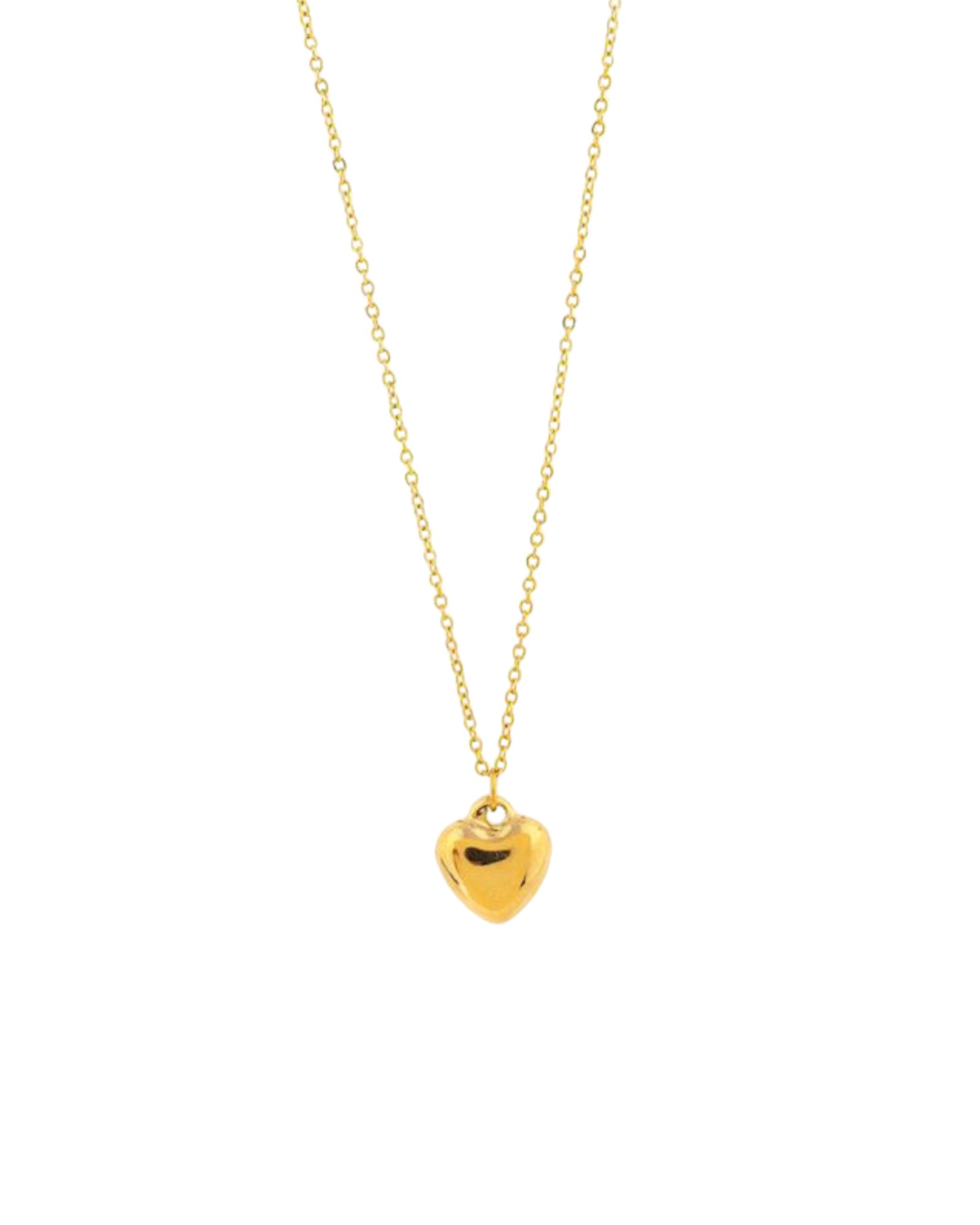 Collar con charm corazón