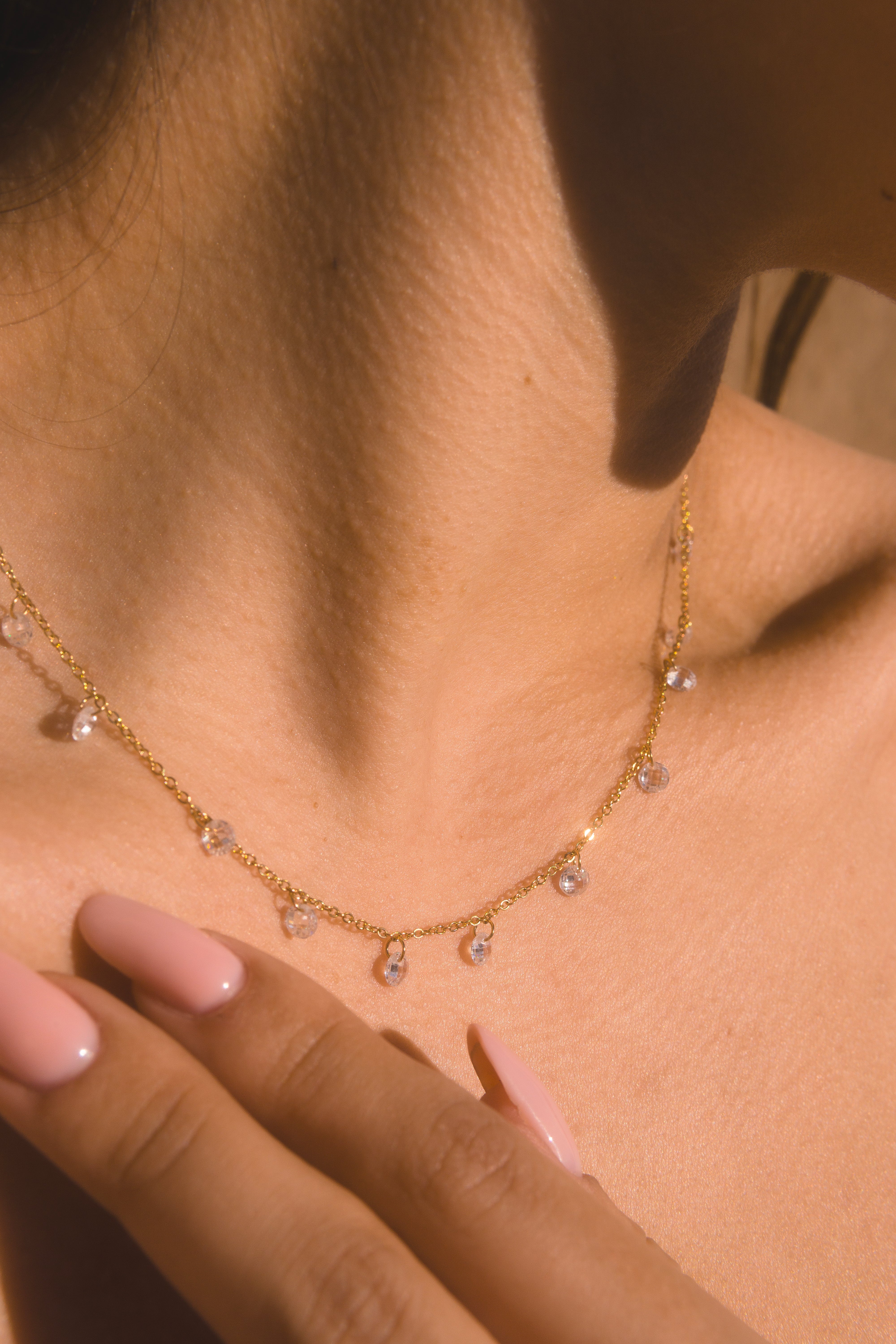 Pendientes con las perlas