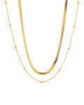 Collar doble cadenas