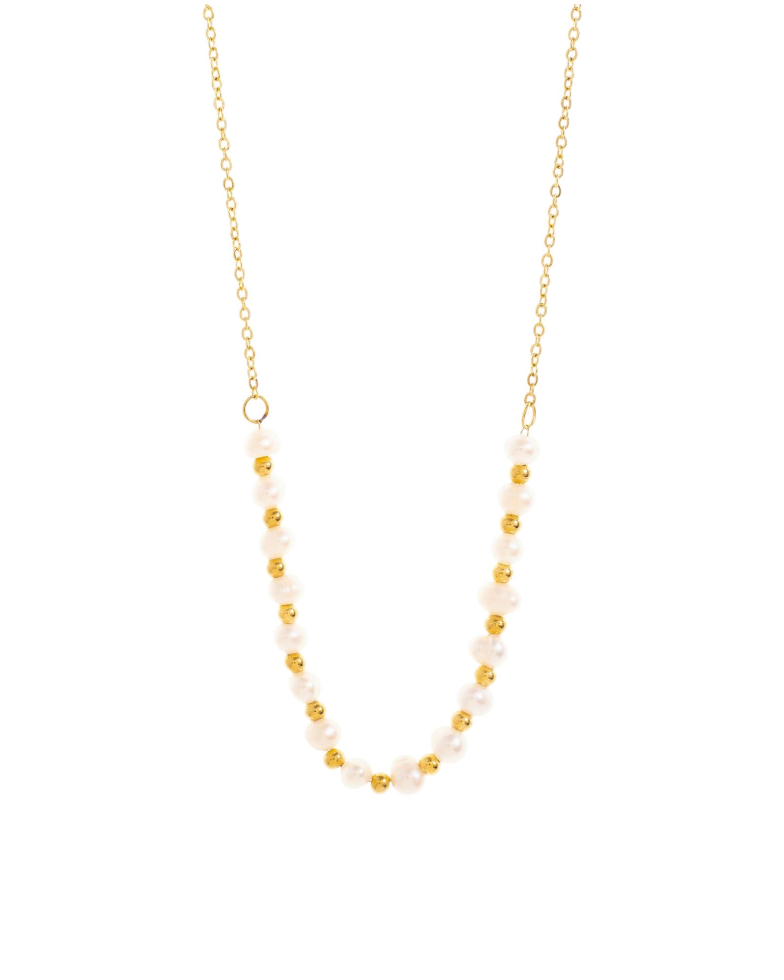 Collar con las perlas