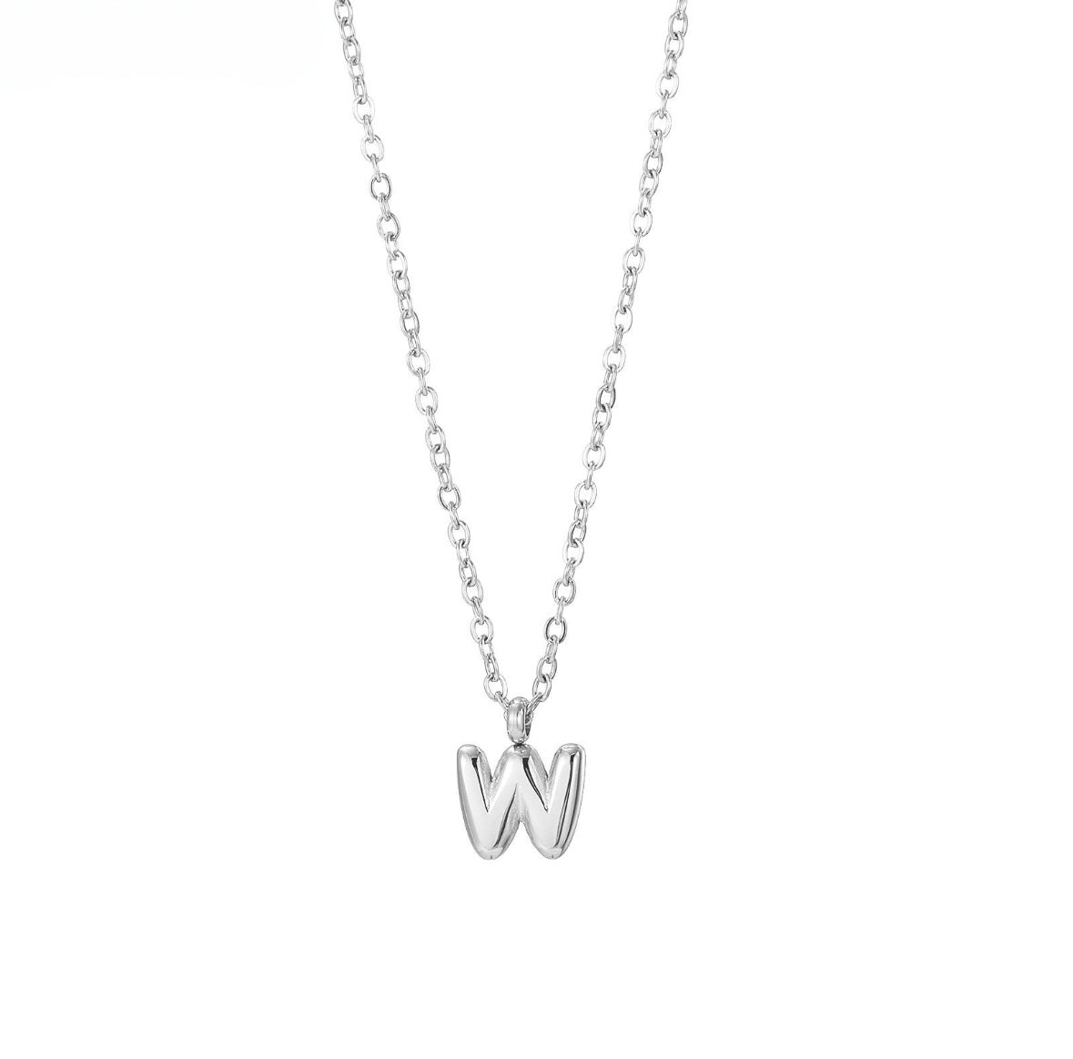 Collar con letra（W）