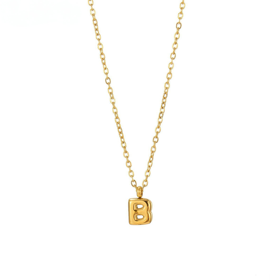 Collar con letra（B）