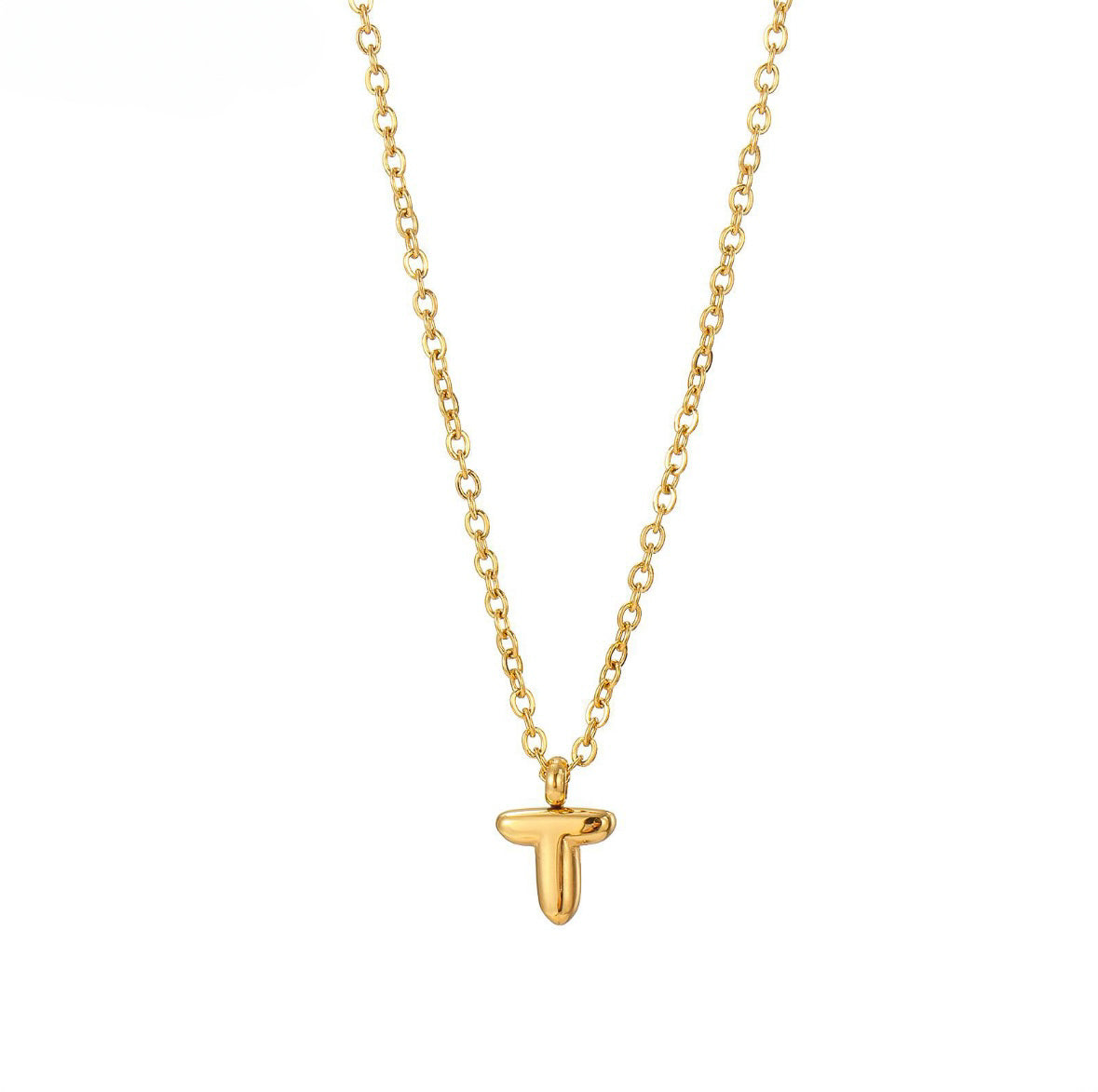 Collar con letra（T）