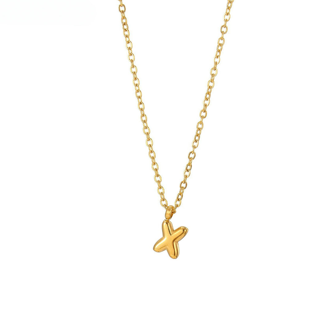 Collar con letra（X）