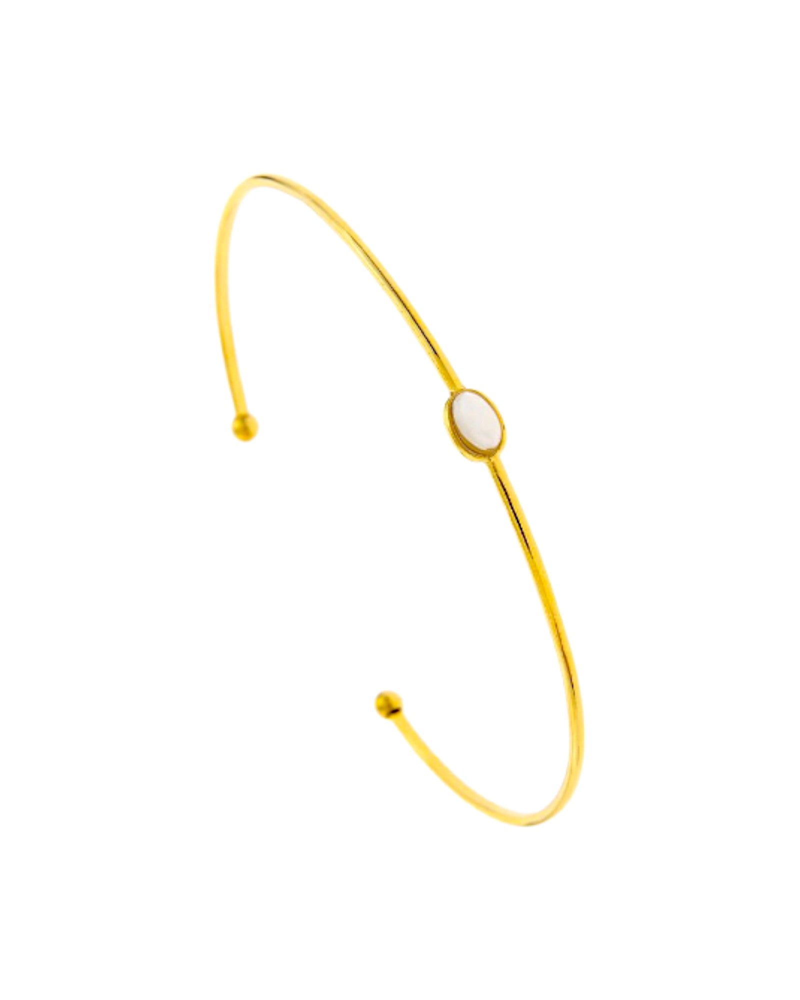 Bracelete fino con piedra