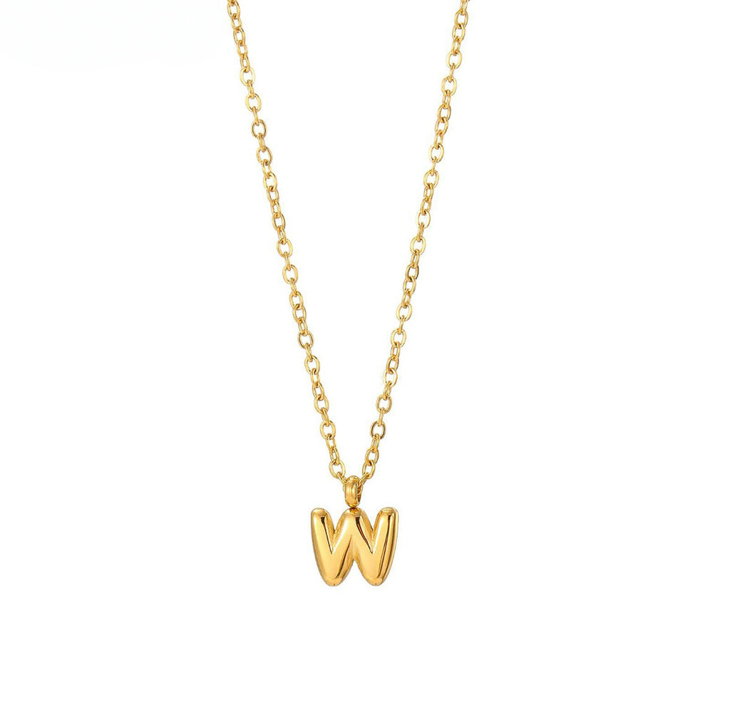 Collar con letra（W）