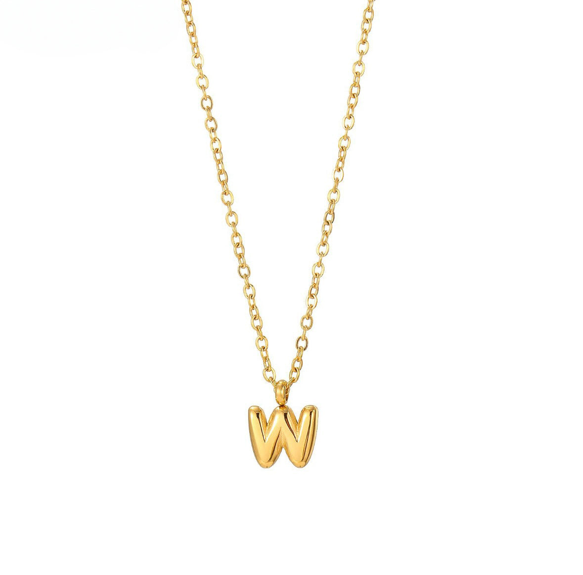 Collar con letra（W）