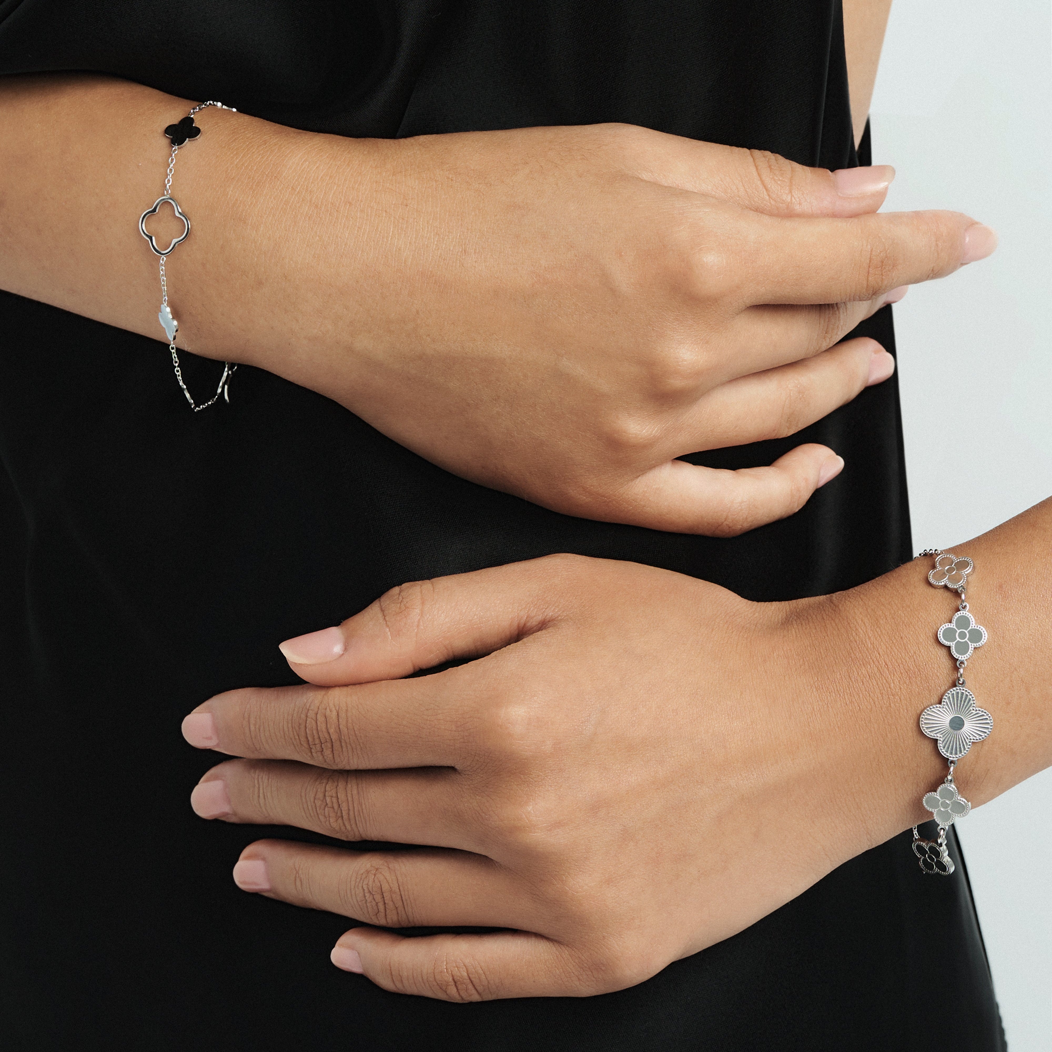 Pulsera Trébol Bloom Plateado