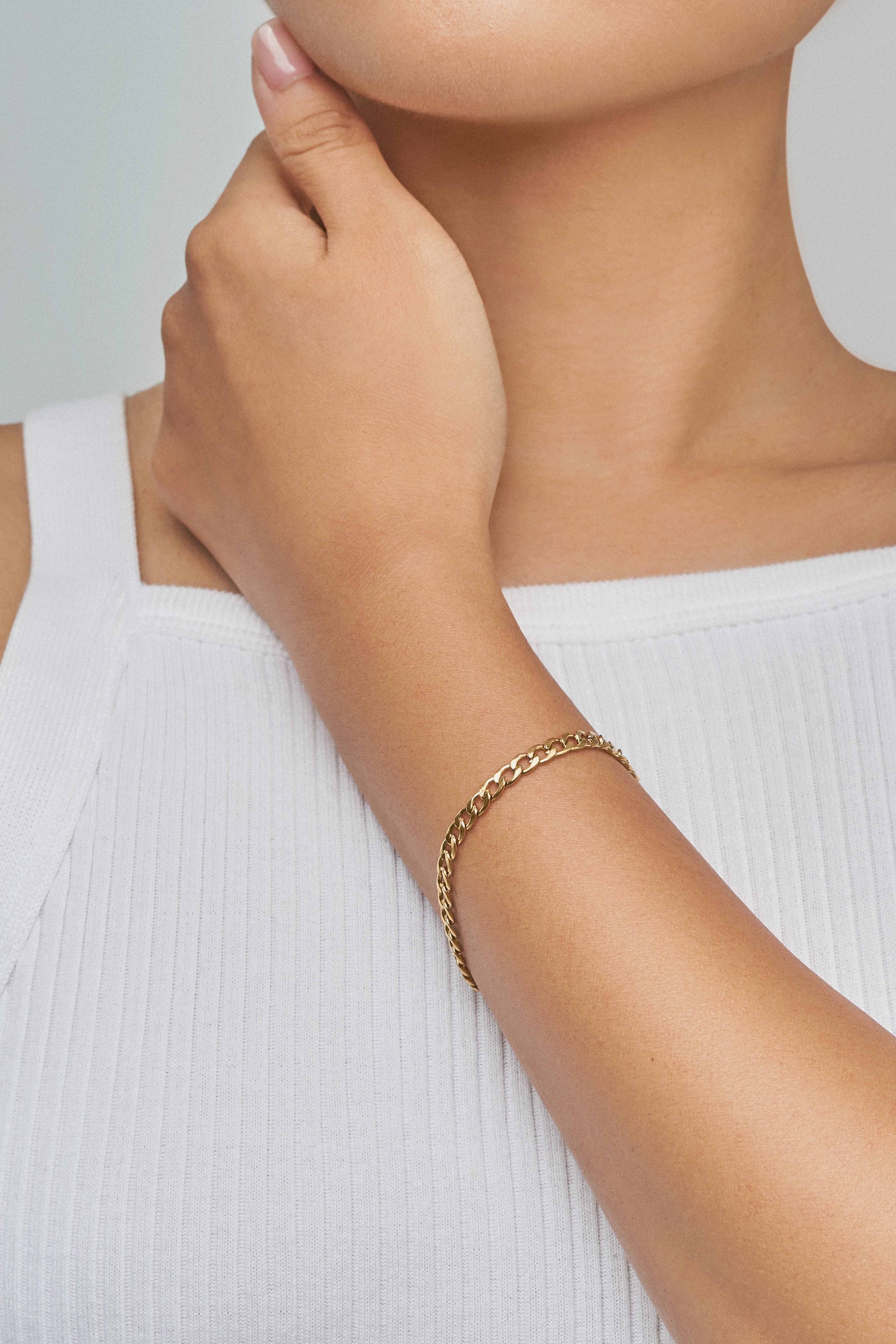 Pulsera Barbada Dorado