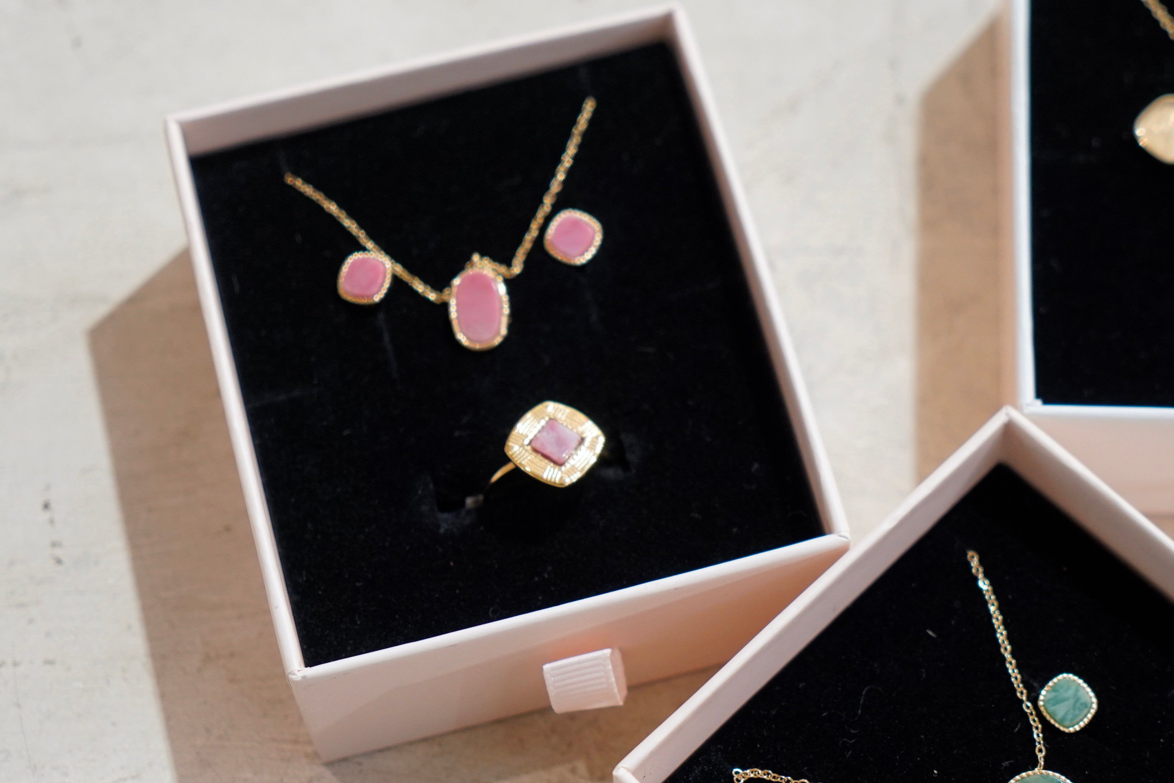 pendientes Red aragonite