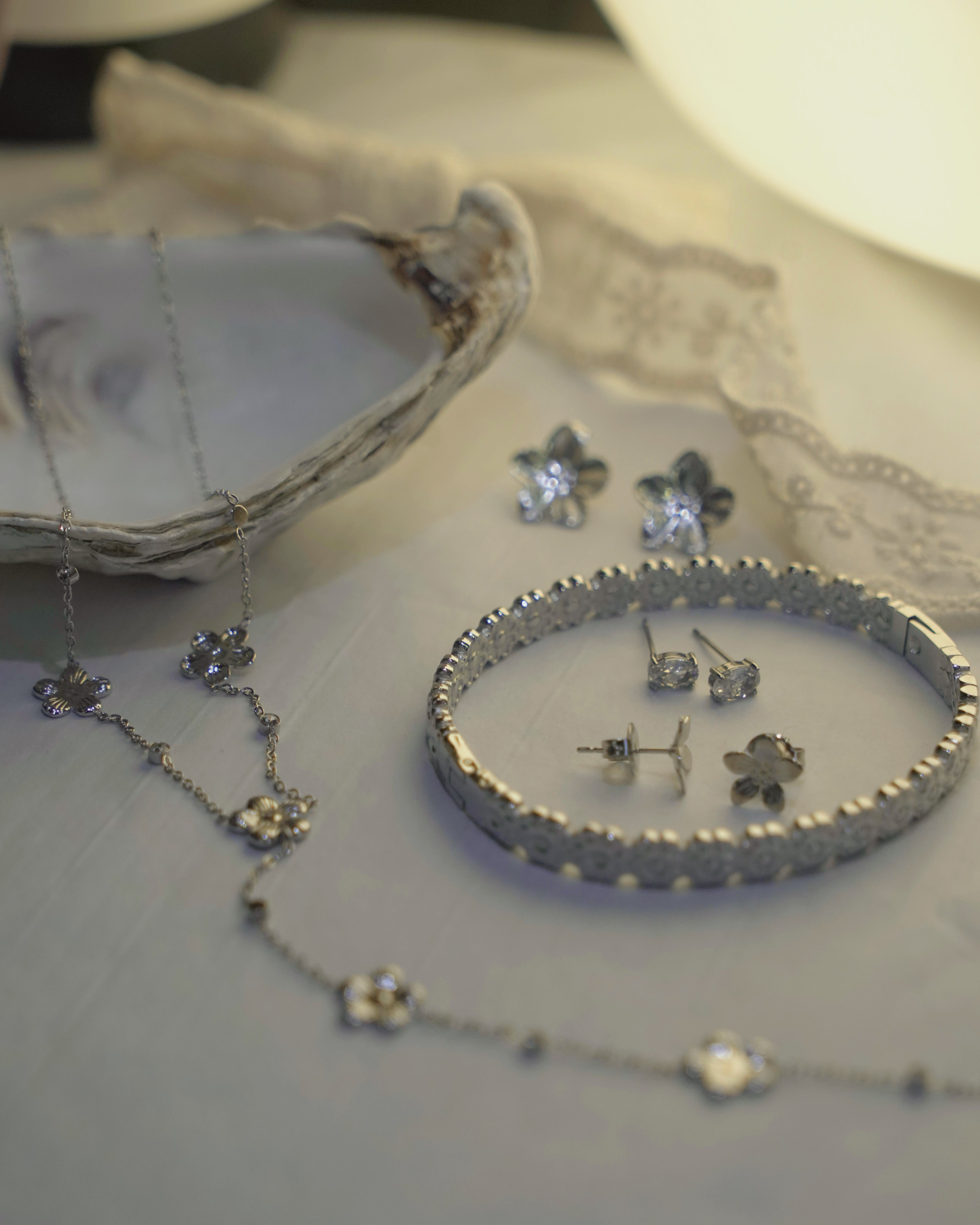 Pendientes de flor